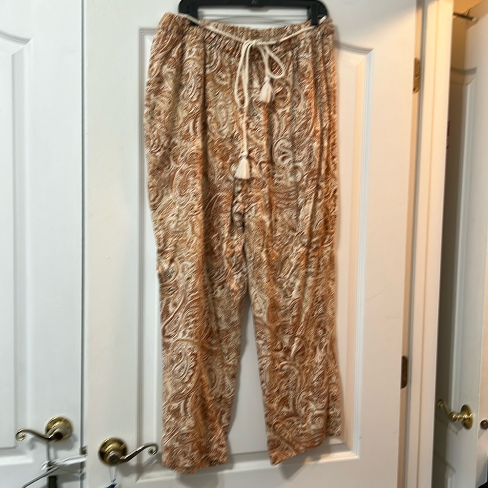Paisley Drawstring Pants